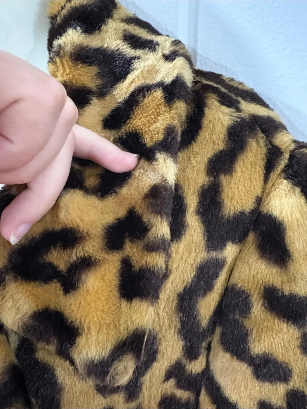 60s faux fur coat